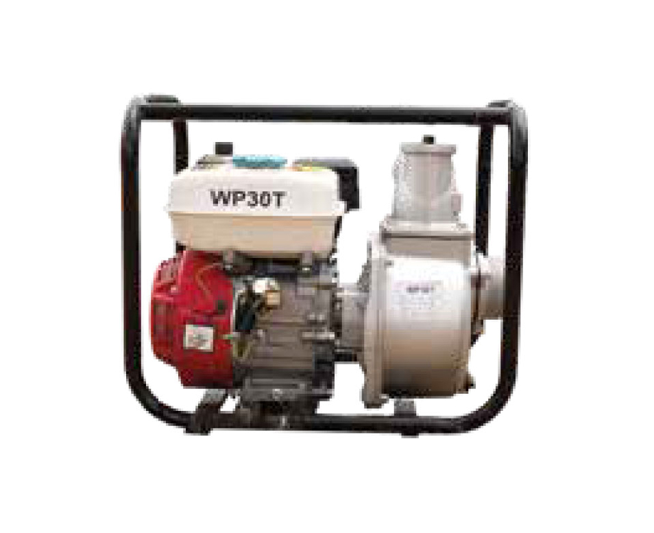 Motobomba caudal 3x3 c/m 6.5HP a/m cap. 48 m³/h