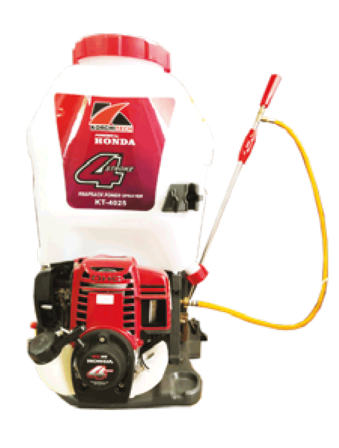 Pulverizador de mochila c/m gasolina 4t a/m capacidad 25l
