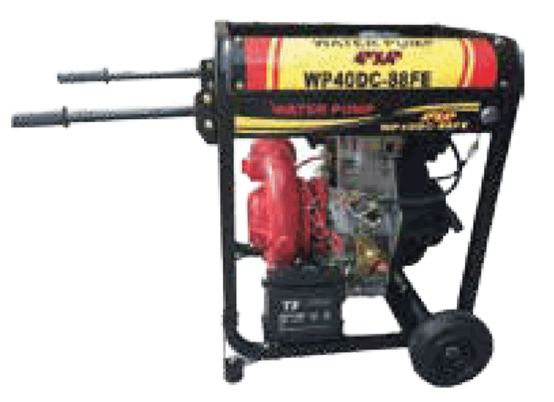 Motobomba presion 3x3 c/m 12hp a/e cap. 42 m3/h incluye accesorios