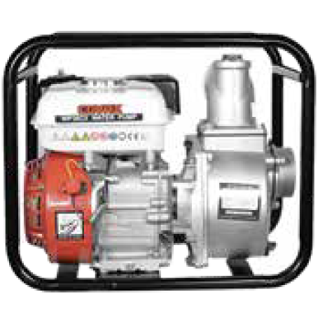 Motobomba caudal 3x3 c/m 6.5HP a/m cap. 60 m³/h