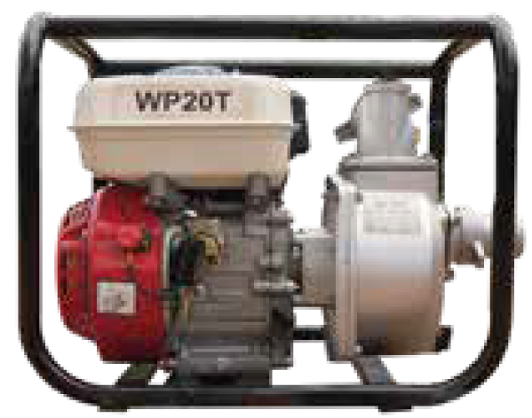 Motobomba caudal 2×2 c/m 5.5HP a/m cap. 36 m³/h