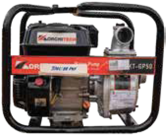 Motobomba caudal 2×2 c/m 6.5HP a/m cap 30 m³/h