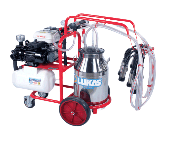 Maquina ordeñar 40.8 - 2 grif/1 tanq / motor gaso